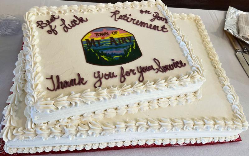 The event included speeches, friends and fellowship, as well as delicious cake and refreshments. MATTHEW OSBORNE/Staff
