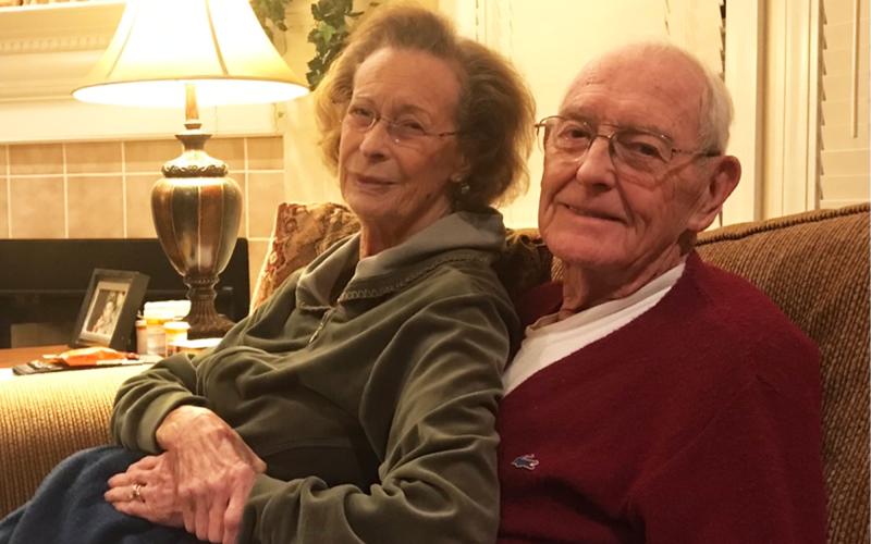 Pat and Clinton Savage will celebrate their 70th wedding anniversary on Christmas Eve. CELIA SAVAGE/Submitted