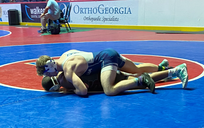 Habersham Central’s Justin Whitney picked up a state victory as a freshman. BRADLEY JOHNSON/Submitted