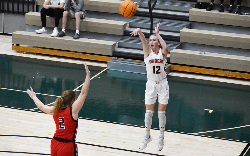 Kelsey Banks and the rest of the Lady Raiders competed in a tournament earlier this season hosted by Piedmont University, where she will be playing basketball next season. CODY ROGERS/Staff