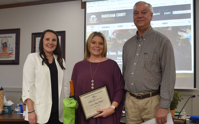 Shown are (from left) Brooke Westbrook, Caudell, and Duncan. AMARIS E. RODRIGUEZ/Staff