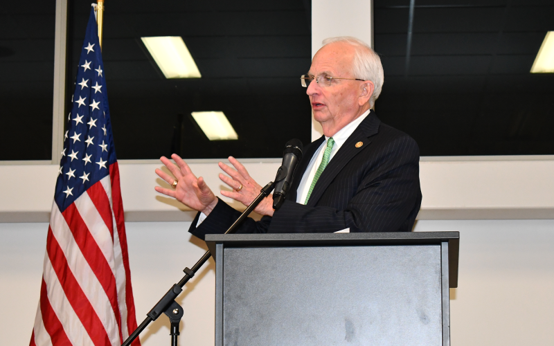 Gary Black – Agricultural Commissioner of Georgia and aspiring Georgia senator – was the keynote speaker at last week’s American Family Values dinner. MATTHEW OSBORNE/Staff