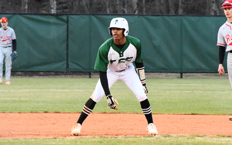 Malique Charlton hit a home run in the Indians’ loss to East Jackson. CODY ROGERS/Staff