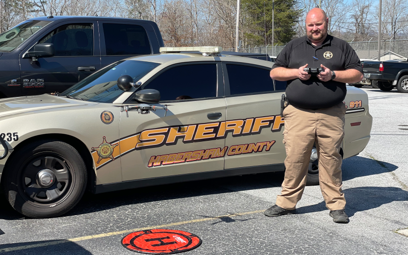 Deputy Jason Williams is a certified Unmanned Aerial System pilot. KEVIN ANGELL/Submitted