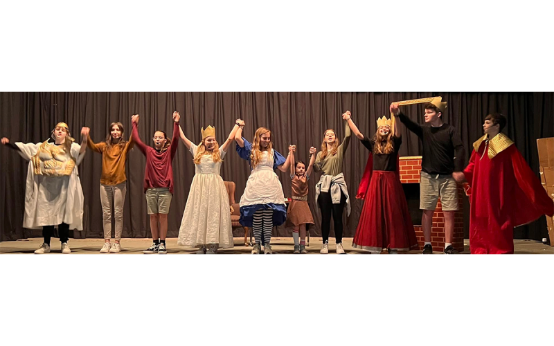 Shown from left, Patrick Ramsey of Habersham County; Annie Harris of Stephens County; Tyler Willett and Hall, Stephens; McKinley Ward and Olivia York, Habersham; Bethany Harris of Stephens; Madison Ward and Mason Easley of Habersham; and Micah Richardson, Stephens. SUSAN RAMSEY/Submitted