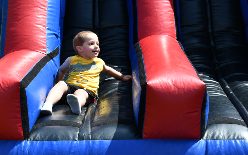 The day was fun for the little ones as well, including Samuel Aldrich. MATTHEW OSBORNE/Staff