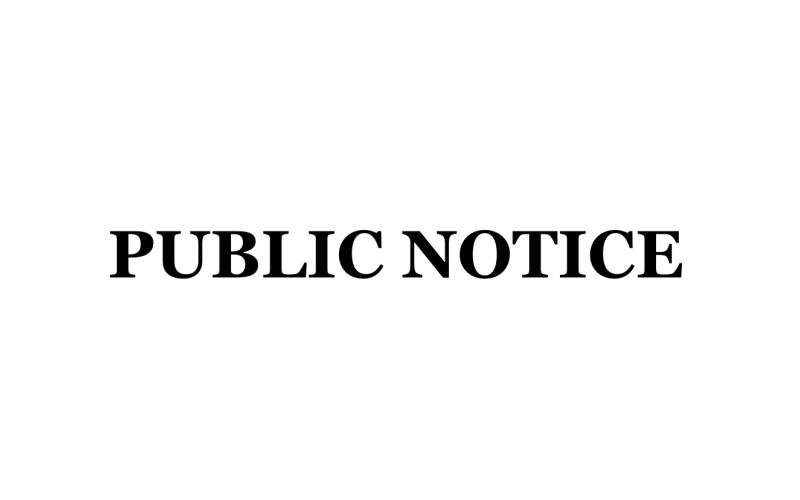 Public notice