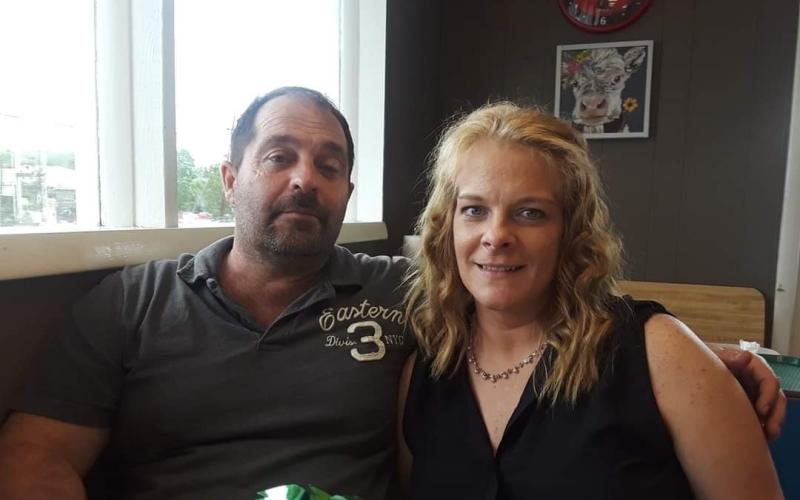 Local business owners Alton and Devon Fry pose for a selfie together in a happy, drug free life they live today. ALTON FRY/Submitted
