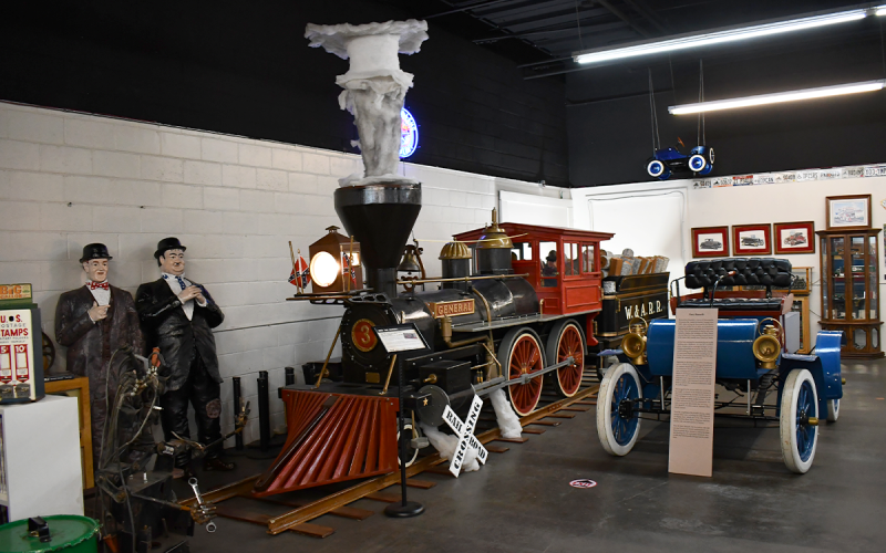 The museum includes a half-scale version of The General, the actual train in “The Great Locomotive Chase.” ROWAN EDMONDS/Staff