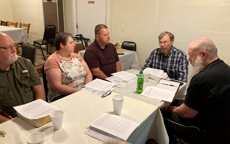 From left are Roger Franklin, Brandy Whitener, Brad Whitener, Richard Smith and Dana McCloud. DYWANE DOSTON/Submitted