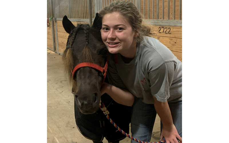 Brooke and Willie share a moment together during a break. SASSY HAYES/Submitted