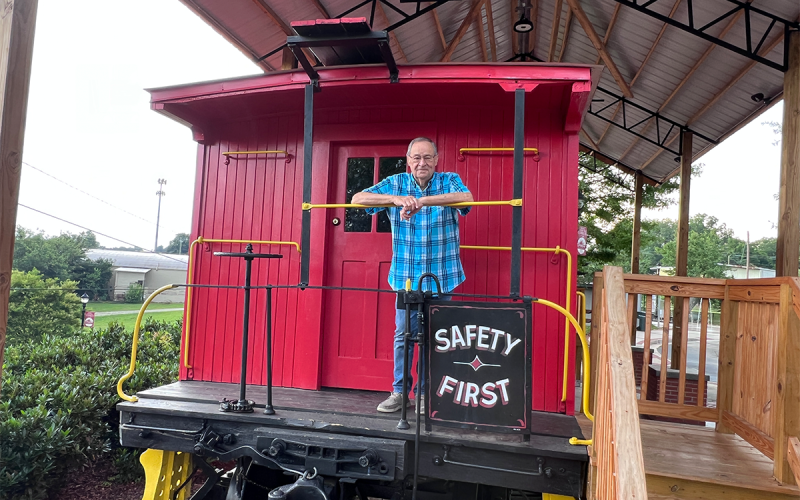 Buck Snyder is getting his own special day in Cornelia on July 23 for his decades of preserving and protecting the train depot. SUBMITTED