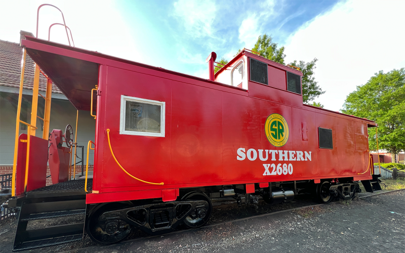 This Southern Railway caboose, located at the Cornelia Depot, was one of two cabooses restored and protected through efforts of the city and the Cornelia Depot Association, led by Buck Snyder. PETER MADRUGA/Special