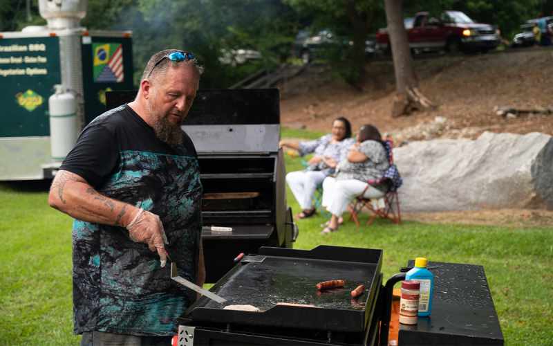 The smell of delicious food was all over Pitts Park. ZACH TAYLOR/Special