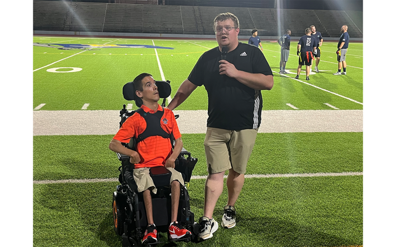 Dukes and Joseph York (left) were honored Saturday as special guests. MATTHEW OSBORNE/Staff