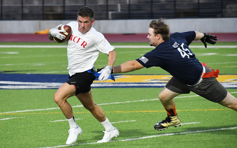 Hall County’s Cameron Upchurch scored twice. MATTHEW OSBORNE/Staff