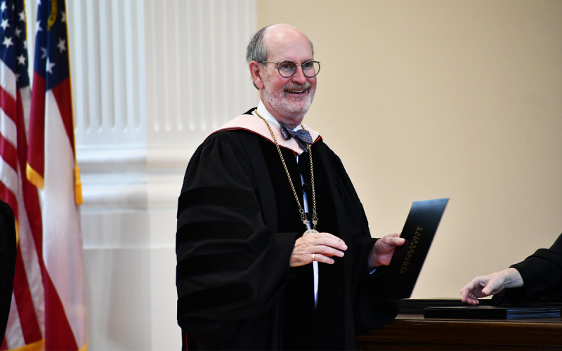 Piedmont University President James Mellichamp has faced many accusations in the Wainberg v. Piedmont University lawsuit. MATTHEW OSBORNE/Staff
