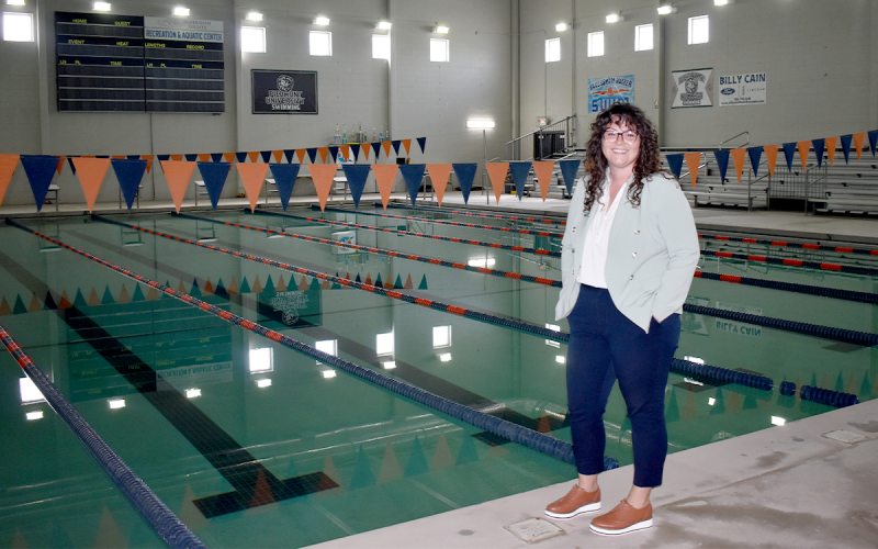 Brooke Whitmire is the new Habersham County Recreation Director. AMARIS E. RODRIGUEZ/Staff