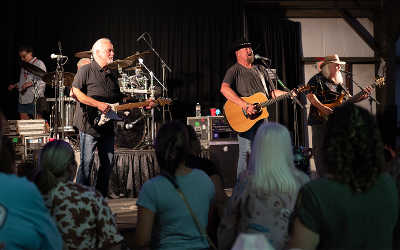 Lead singer of Confederate Railroad, Danny Shirley, sings their hit “Daddy Never Was the Cadillac Kind.” ZACH TAYLOR/Special
