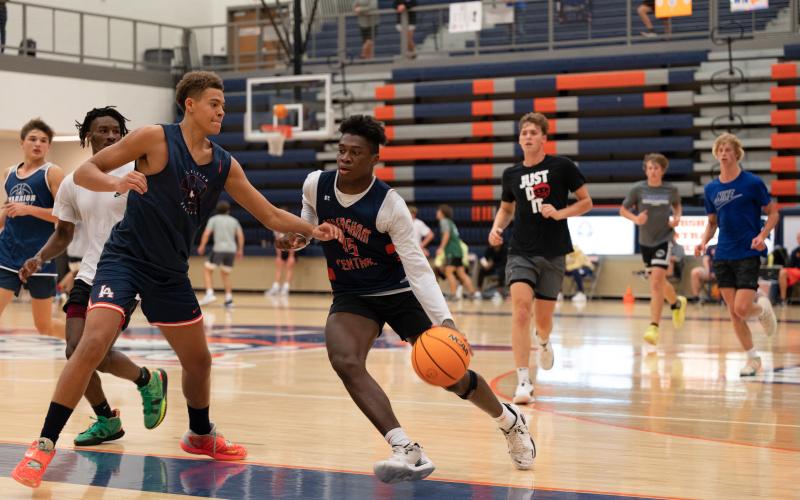 Pittman eyes the paint as he drives toward the rim for a layup. ZACH TAYLOR/Special