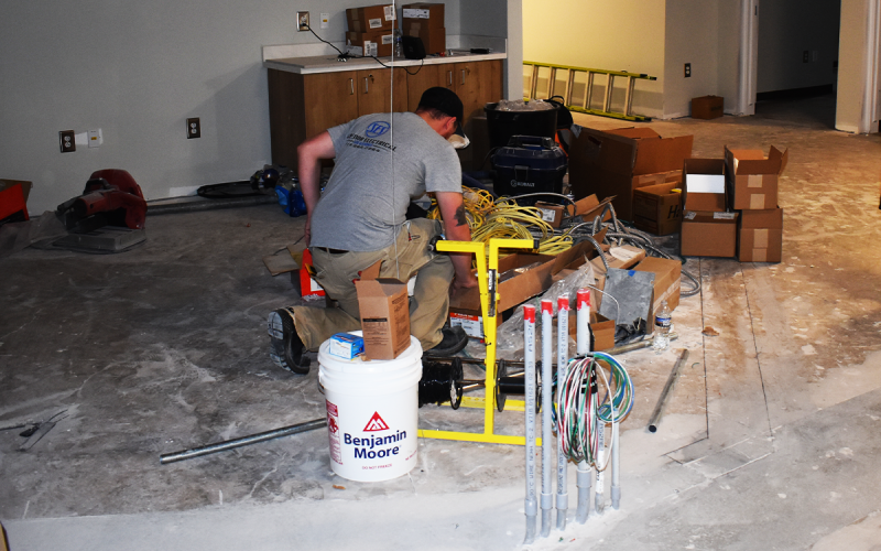 Construction is ongoing at Habersham Home now as the second phase of the capital upgrades coming from North Georgia Health Systems. DONALD FRASER/Staff