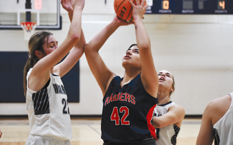 Habersham’s Gabby Santiago takes it up strong against White County. CODY ROGERS/Special