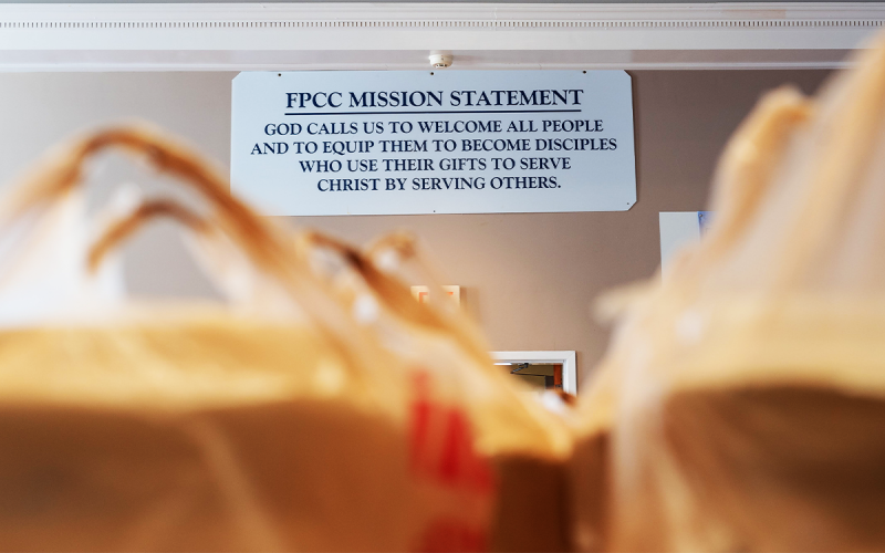 First Presbyterian Church gave out 560 meals on Christmas Day. E. LANE GRESHAM/Special
