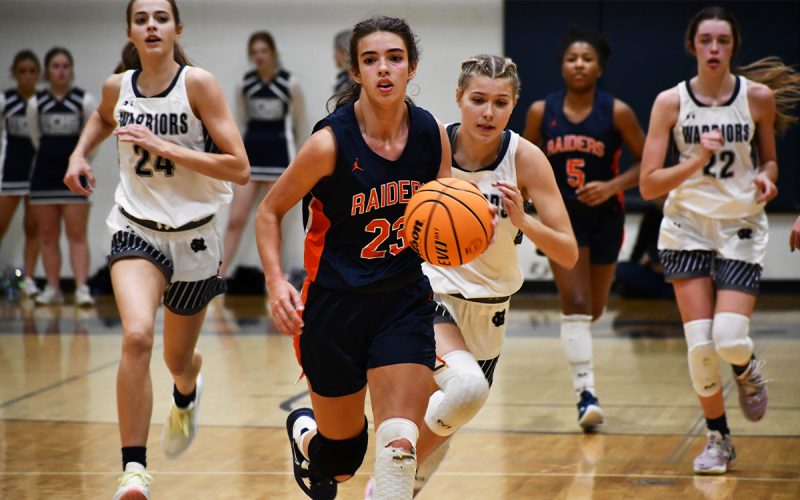 Habersham Central’s Kyia Barrett is the straw that stirs the drink for the Lady Raiders’ offense. CODY ROGERS/Special