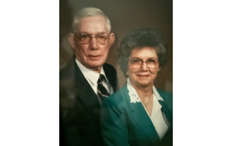 Floyd and Mary Lou Martin are shown well into their long lives together. RICHARD MARTIN/Submitted