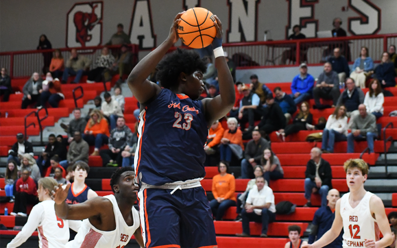 The boys – led by big man JoJo McCurry – won 57-50. MATTHEW OSBORNE/Staff