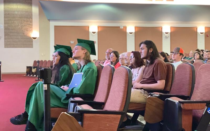 Students celebrate the Hall and Rabun graduations in the summer of 2022. MOUNTAIN EDUCATION CHARTER SCHOOL/Submitted