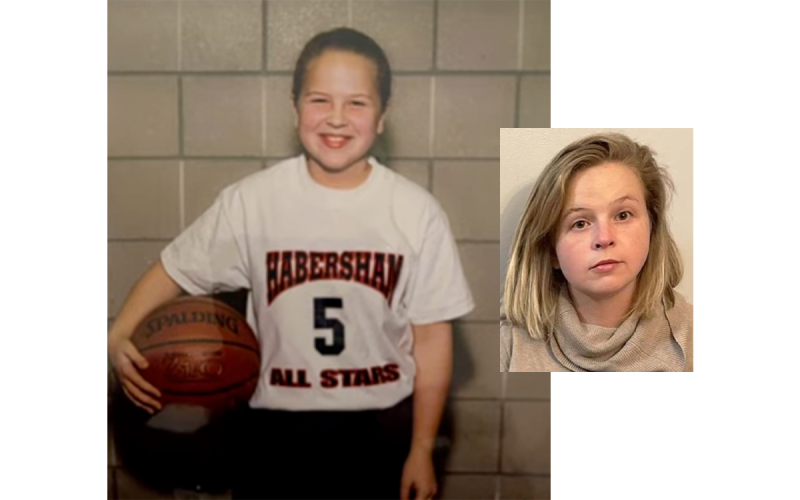 Ciera Locklair Breland is shown as a young Raider in the recreational basketball program. SUBMITTED