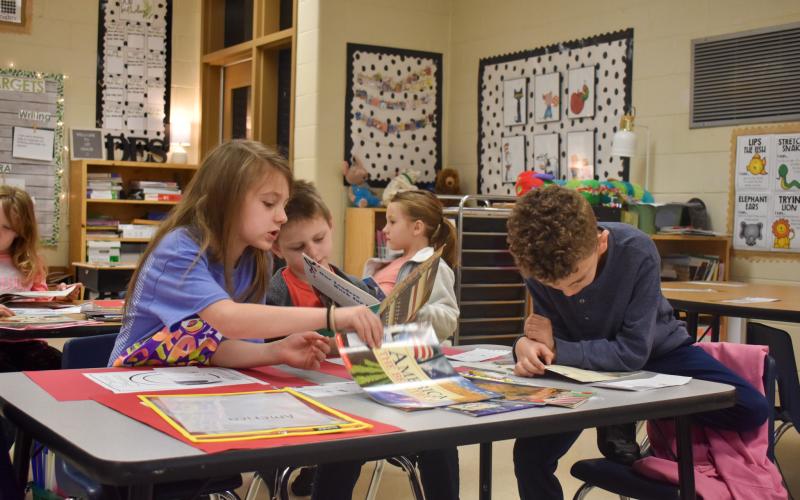 From left are: Allie Arnold, James Aldrich and Leo McCausland. EMMA MARTI/Staff