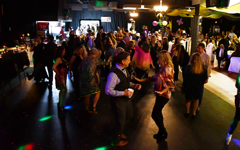Folks got down and boogied at Clarkesville Mardi Gras on Saturday. SAMANTHA SINCLAIR/CNI News Service