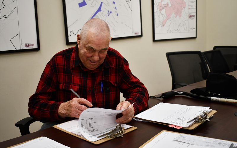 Baldwin Councilman Theron Ayers has served three terms on the council after a long career in the military and business. JOHN DILLS/Staff