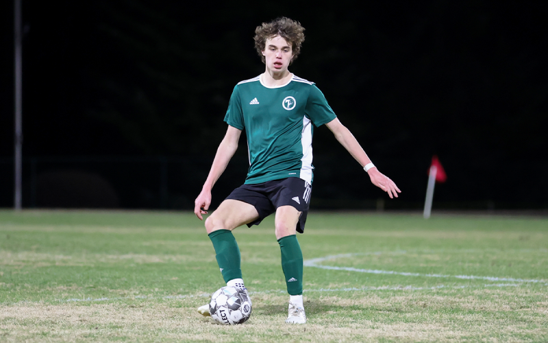 Tallulah Falls’ Jake Wehrstein has been a key member of the Indians’ stout defense during an unbeaten regular season. The boys host Darlington at 6:30 p.m. Wednesday night in the first round of the playoffs. AUSTIN POFFENBERGER/Special