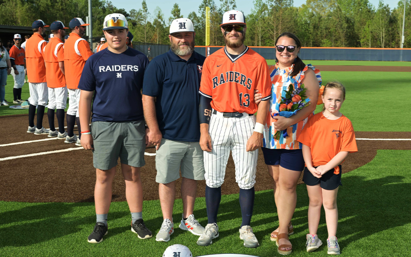 Cooper Shirley was escorted on Senior Day by his parents Cassie and Jason Shirley as well as his brother Cy Shirley and sister Beckett Shirley. Also in attendance were special guests, his grandparents Jimmy &amp; Connie Shirley, Richard &amp; Wanda Smith, his great-grandmother Carolyn and his great-aunt Mary along with other family members. RANDY CRUMP/Special