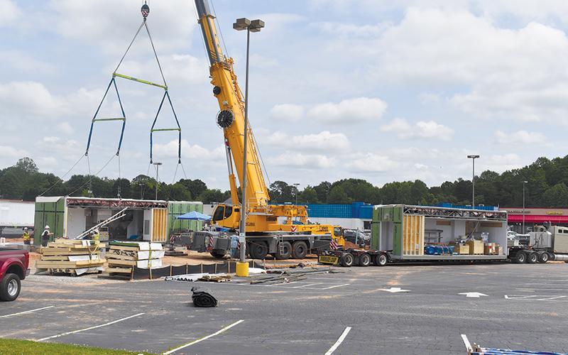 Construction crews have been hard at work trying to reach their finish date of July 1 so Sonic can open swiftly after.