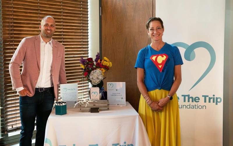Jason and Cissy Carroll started Take The Trip Foundation to help other families spend time together during what can otherwise be a very troublesome period. SUBMITTED