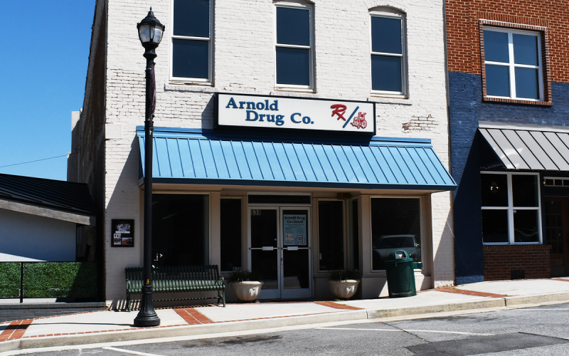 Arnold Drug Company has shut their doors after 80-plus years in business. Located directly beside Fender’s Diner on Irvin Street in Cornelia, the pharmacy is a staple of the downtown area. JOHN DILLS/Staff