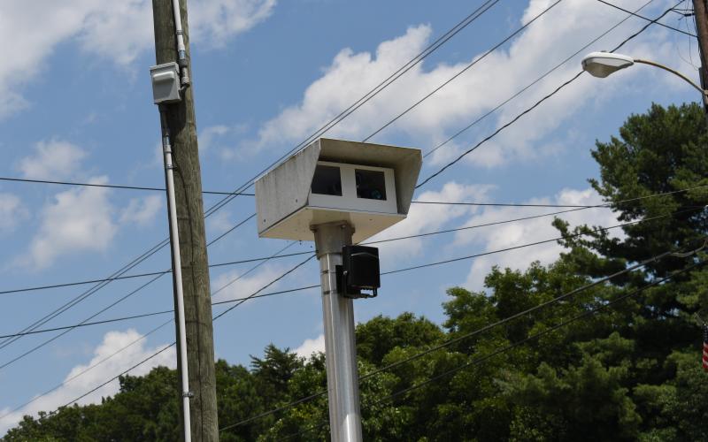 Speed zone cameras in school zones in Baldwin (shown above) and Tallulah Falls will help keep folks mindful of speed limits as school begins Aug. 4. JOHN DILLS/Staff