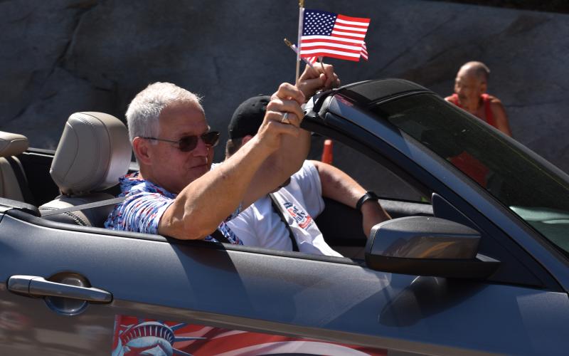 Piedmont University President Marshall Criser was the grand marshal of the parade. MATTHEW OSBORNE/Staff