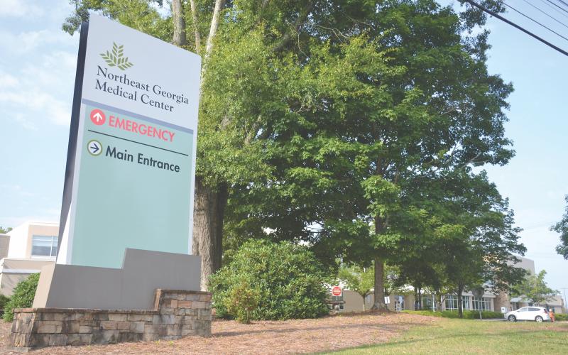 The signs have changed over to Northeast Georgia Medical Center-Habersham. MATTHEW OSBORNE/Staff