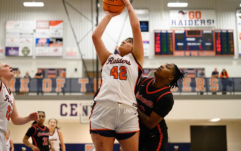 Habersham Central graduate Gabby Santiago was one of Coach Bill Bradley’s most reliable post players the last four years. Now she will get a shot at playing at Piedmont University. ZACH TAYLOR/FILE