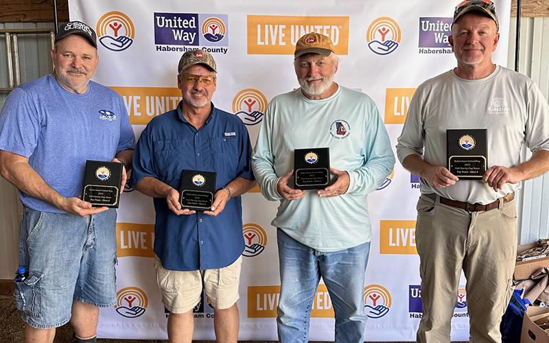 Cobb-Vantress (Frank Shook, Jimmy Perry, Larry Bradford, and Jeff Montjoy) won first place in Class A. JENNIFER BURTON/Submitted