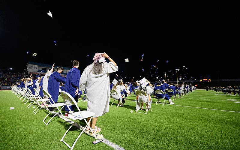 Photo of the Class of 2023 graduation in May. ZACH TAYLOR/Special
