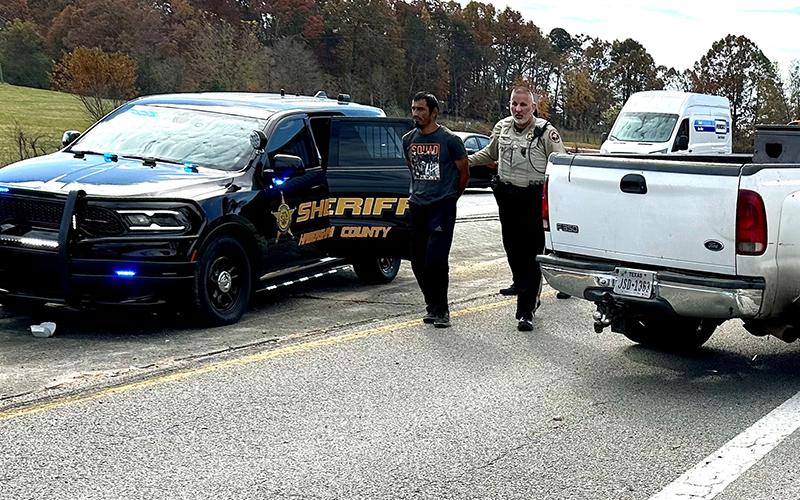 Two suspects were apprehended Thursday in two separate incidents involving stolen cars and chases. HABERSHAM COUNTY/Submitted