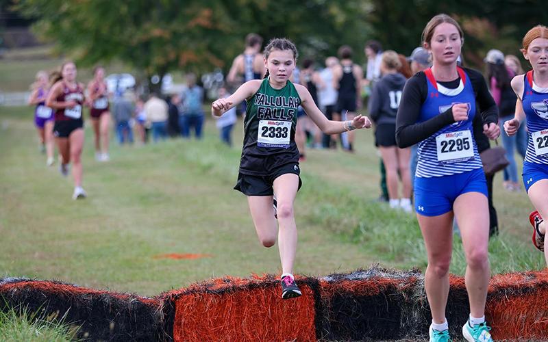 Tallulah Falls’ Avery Keim took seventh in the regional championship meet. AUSTIN POFFENBERGER/Special
