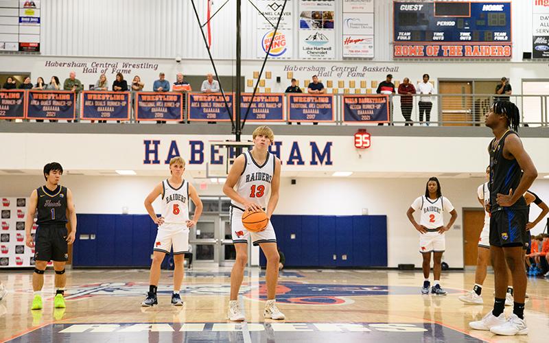 After being fouled in the paint, Judge Wilbanks prepares to shoot a free throw. ZACH TAYLOR/Special