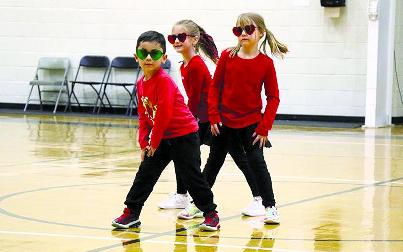 an Dorantes, Kaylen Haynes and Isabella Tyre perform a Hip Hop dance. HABERSHAM COUNTY/Submitted